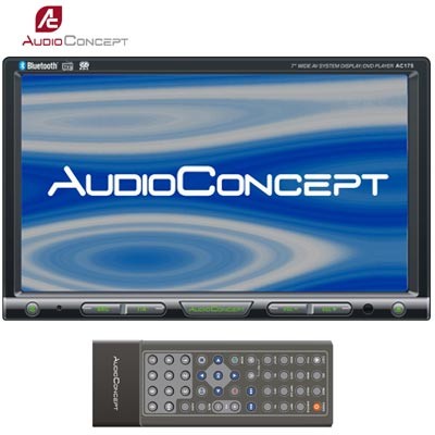 AudioConcept AC 175 Touchscreen - FM/MW Tuner, DVD, MPEG4, VCD, CD, MP3, USB, SD