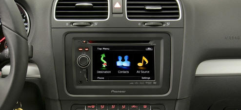 Pioneer Avic F9110 BT Einbau im Golf 6