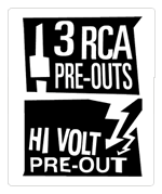 Hi Volt, RCA pre-outs